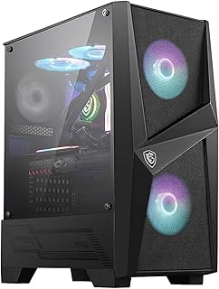 MSI Mag Forge 100R,Temperli Cam, 2X A-Rgb Fan, 1x120 mm Fan Atx, Gaming Bilgisayar Kasası