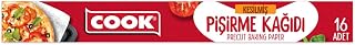 Cook Kesilmiş Pişirme Kağıdı, 37 x 42 cm, 16 Yaprak — %35 İndirim | Amazon TR Fırsatı