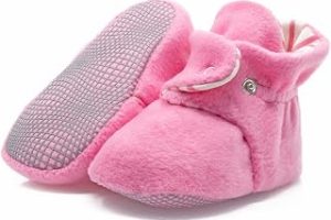Bebek Patiği Polar, Kaydırmaz Taban, Pamuklu Yenidoğan Pandufu Ev Kreş Ayakkabı, Bebek Ayakkabısı, Organik Pamuk İç Astar Bebek Patik — %30 İndirim | Amazon TR Fırsatı