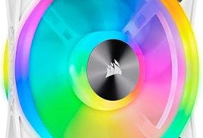 Corsair iCUE QL140 RGB, 140 mm x 25mm RGB LED PWM Fan (Maksimum hız 1250 RPM’ye kadar)- tek ünite, Beyaz — %33 İndirim | Amazon TR Fırsatı