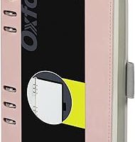 Oxford 6 halkalı profesyonel not defteri, 17,8 x 22,9 cm, doldurulabilir not defteri, fildişi renkli kağıt, 100 yaprak, pembe suni deri kılıf (90005) — %26 İndirim | Amazon TR Fırsatı