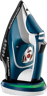 Russell Hobbs Kablosuz ütü One Temperature (2.600 Watt, 210 g/dk ekstra buhar çıkışı, tüm kumaşlar için optimum sıcaklık ayarı, ütü istasyonu dahil, seramik ütü tabanı, buharlı ütü 26020-56
