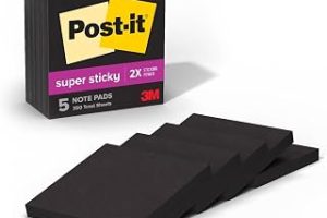 Post-it S per Yap kan Notlar, 3×3 in, 5 Ped, 2x Yap t rma G c, Siyah (654-5SSSC) — %37 İndirim | Amazon TR Fırsatı