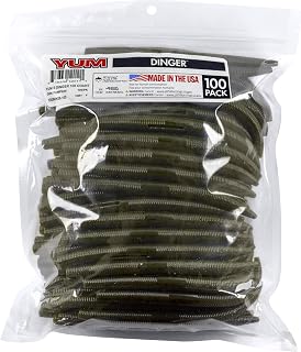 Yum Lures YDG 12,7 cm Yumuşak Plastik Yem, Balıkçılık Kancası, 30 Adet
