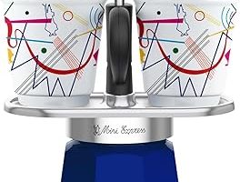 Bialetti – Set Mini Express: Ocak Üstü Espresso Pişirici + 2 Cups – Kandinsky Serisi — %25 İndirim | Amazon TR Fırsatı