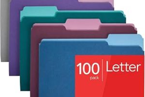 Tops Pendaflex İki Tonlu Renkli Dosya Klasörleri, A4 Boy, Karışık Renkler, 100’lü Paket — %35 İndirim | Amazon TR Fırsatı