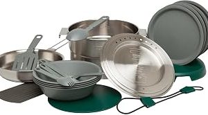STANLEY Adventure Full Kitchen Pişirme ve Yemek Seti 3.5 Litre – Paslanmaz Çelik | Paslanmaz Çelik — %37 İndirim | Amazon TR Fırsatı