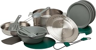 STANLEY Adventure Full Kitchen Pişirme ve Yemek Seti 3.5 Litre - Paslanmaz Çelik | Paslanmaz Çelik