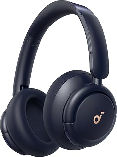 Anker Soundcore Q30 Kulak Üstü Bluetooth Kulaklık, Hibrit Aktif Gürültü Engelleme, Yüksek Çözünürlüklü Ses, 40 Saat Pil Ömrü, Mavi - A3028