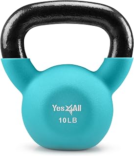 Yes4All Neopren Kaplamalı Ayarlanabilir Girya ve Girya Setleri, Evde spor ve dambıl ağırlık antrenmanı için el ağırlıkları seti