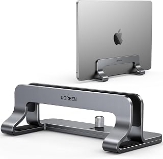 UGREEN Dikey Bilgisayar Standı, Çift Yuvalı Ayarlanabilir Alüminyum Laptop Standı, MacBook Air/Pro, Windows Dizüstü Bilgisayarlar, 13-17 İnç Laptoplar ile Uyumlu Masaüstü Tutucu – 20471 — %31 İndirim | Amazon TR Fırsatı