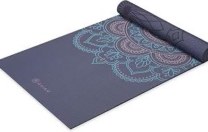 Gaiam Yoga Matı, Premium 6 mm Baskılı Ters Çevrilebilir, Kaymaz Egzersiz ve Fitness Matı, Tüm Yoga, Pilates ve Yer Egzersizleri için (172 cm x 61 cm x 6 mm Kalınlık) — %36 İndirim | Amazon TR Fırsatı