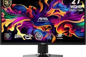 MSI 26.5″ MAG 272QP QD-OLED X24, Gaming Monitör, WQHD, 16:9, Flat, QD-OLED, 240Hz 0.03ms (GtG), FreeSync Premium, Pivot — %24 İndirim | Amazon TR Fırsatı
