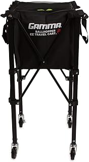 Gamma Sports EZ Travel Cart Pro, taşınabilir kompakt tasarım, sağlam hafif yapı, 150 veya 250 kapasite mevcuttur, birinci sınıf taşıma çantası dahildir