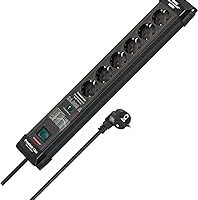 Brennenstuhl Premium-Line 26.000 Amper Akım Korumalı 1.8 Metre 6 Soketli Priz — %33 İndirim | Amazon TR Fırsatı