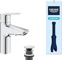 GROHE Start Spiralli Lavabo Bataryası | Uzatılabilir başlık | M – Boyut | Bas – Aç Gider Setli | Su Tasarruflu | Krom | 24205003 — %34 İndirim | Amazon TR Fırsatı