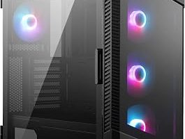 MSI MPG Velox 100R – Mid-Tower Oyun Bilgisayarı Kasası – Temperli Cam Yan Panel – 4 x 120 mm ARGB Fanlar – 360 mm’ye kadar Radyatöre Kadar Sıvı Soğutma Desteği – Optimize Edilmiş Hava Akışı için Mesh — %22 İndirim | Amazon TR Fırsatı