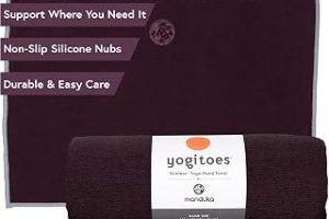 Manduka Yogitoes Yoga Havlusu, Kaymaz ve Hızlı Kuruyan Sıcak Yoga için Kauçuk Tabanlı Kavrama Noktaları, İnce ve Hafif, 40 cm, Indulge — %29 İndirim | Amazon TR Fırsatı