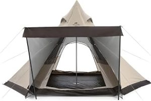 NATUREHİKE Ranch 4 Kişilik Piramit Lüks Kamp Çadırı — %21 İndirim | Amazon TR Fırsatı