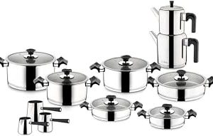 Ar Yıldız King 20 Parça Ideal Set Cam Kapak Siyah — %20 İndirim | Amazon TR Fırsatı