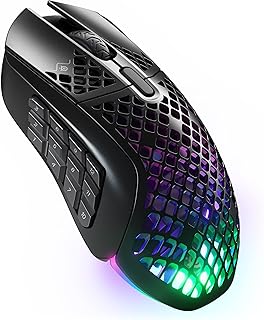 SteelSeries Aerox 9 Wireless Gaming Mouse – Ultra Hafif MMO/MOBA – 89 g – 18 Programlanabilir Buton – USB-C – Bluetooth/2.4GHz – 18000CPI – IP54 Suya Dayanıklı – PC/Mac — %23 İndirim | Amazon TR Fırsatı