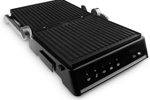 Homend Grilliant 1341H Inox Gövdeli, Döküm Plakalı, 5 Programlı, Led Ekranlı Grill Tost Makinesi ve Izgara Makinesi — %25 İndirim | Amazon TR Fırsatı