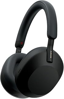 Sony WH-1000XM5 Tamamen Kablosuz Gürültü Engelleme Özellikli Kulaklık - 30 saate kadar pil ömrü - Google Asistan ile uyumlu - Telefon görüşmeleri için dahili mikrofon - Siyah
