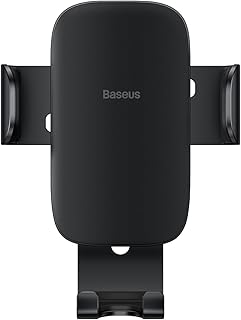 Baseus Metal Age II Gravity Araç Telefon Tutucusu, Havalandırma Izgarası için Otomatik Kilitlemeli Metal Araç Telefon Sabitleyici, Dikey ve Yatay Izgara Uyumlu, 4.7-6.7 inç Uyumlu, Siyah