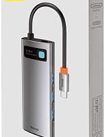 Baseus Hub Adaptörü 5in1 USB-C – 3X USB 3.0 + HDMI + USB-C PD — %40 İndirim | Amazon TR Fırsatı