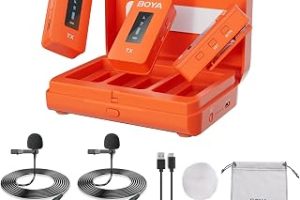 Boya BY-XM6-K2O Kablosuz İkili Yaka Mikrofonu, Turuncu — %66 İndirim | Amazon TR Fırsatı