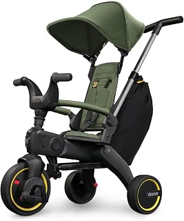 Doona Liki Trike Tek Parça Katlanır 3 Tekerlekli Bebek Bisikleti S3 - Desert Green