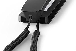 Gigaset Desk 200 – Kablolu yer tasarrufu sağlayan elastik kablolu telefon – 10 kısa seçim girişi – seçim tekrarlama – MFV veya darbe seçimi ayarlanabilir, siyah [Alman versiyonu] — %23 İndirim | Amazon TR Fırsatı