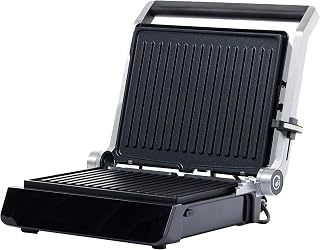 Homend Grilliant 1343H Cam Yüzeyli, 5 Hazır Programlı, Döküm Plakalı, Led Ekranlı Konuşan Tost Makinesi — %41 İndirim | Amazon TR Fırsatı