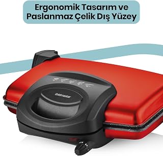 Goldmaster Lezzito By-5401K Tost Makinesi Kırmızı
