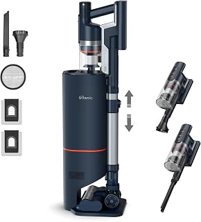 Ultenic FS1 Cordless Vacuum Cleaner, with Automatic Emptying Station, Powerful Suction 30KPa/450W, Removable Battery up to 60 Mins, Stick Vacuum Cleaner for Hard Floor Home Carpets — %29 İndirim | Amazon TR Fırsatı