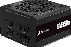 Corsair RM850e (2023) tam modüler, düşük gürültülü ATX güç kaynağı – 3.0 ve PCIe 5.0 uyumlu – 105°C kondansatörler – 80 Plus altın verimliliği – modern bekleme desteği – siyah — %45 İndirim | Amazon TR Fırsatı
