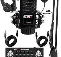 Midex MX-2020 Compact Set-1 Efektli Ses Kartı Mikrofon Stand Seti (PC ve Telefon) — %39 İndirim | Amazon TR Fırsatı