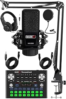Midex MX-2020 Compact Set-1 Efektli Ses Kartı Mikrofon Stand Seti (PC ve Telefon) — %32 İndirim | Amazon TR Fırsatı