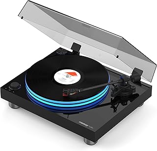 Reloop TURN 7 | Premium Analog HiFi Belt Drive Turntable | Pikap | Plak Çalar | Ortofon 2M Red İğne ve Headshell Dahil | Phone & Line Çıkış | USB