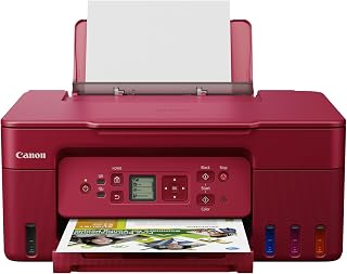 Canon G3470 EUM/EMB RED, Mürekkep Püskürtmeli Yazıcı, Kırmızı