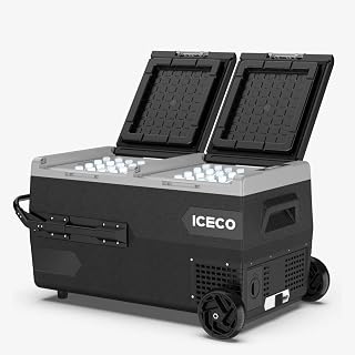 ICECO K95D 12/24Volt 95 Litre Akülü/Kablolu/Çift Bölmeli Kompresörlü Tekerlekli Outdoor Oto Buzdolabı/Dondurucu (Akü Dahil Değildir) — %21 İndirim | Amazon TR Fırsatı