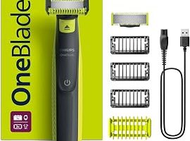 Philips OneBlade QP2824/10 Yüz& Vücut Hibrit Tıraş Makinesi, Islak&Kuru,1 Yedek Bıçak,3 Sakal Tarağı — %26 İndirim | Amazon TR Fırsatı