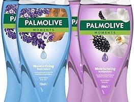 Palmolive Moments Lavanta Yağları ve Böğürtlen ile Nemlendirici Banyo ve Duş Jeli 500ml x 4 Adet — %39 İndirim | Amazon TR Fırsatı