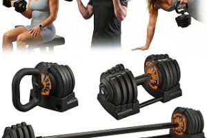 Lifepro Ayarlanabilir Dambıl Seti – 5’i 1 Arada 6,8 kg-11,3 kg-25 kg-19,5 kg-24,9 kg Ağırlık Seti ve Tek Raflı – Hızlı Ayar, Güvenli Kavrama – Erkek ve Kadınlar İçin — %28 İndirim | Amazon TR Fırsatı