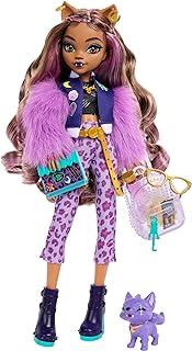 Monster High Evcil köpeği Crescent ile sırt çantası, ajanda ve atıştırmalıklar gibi aksesuarlarıyla Clawdeen Wolf bebek, HRP65 — %26 İndirim | Amazon TR Fırsatı
