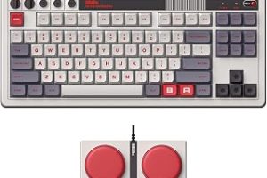 8Bitdo Retro Mekanik Klavye, Bluetooth/2.4G/USB-C Sıcak Değiştirilebilir Oyun Klavyesi, 87 Tuşlu, Windows ve Android için Çift Süper Programlanabilir Düğmeler – N Edition – QWERTY İngilizce K — %32 İndirim | Amazon TR Fırsatı