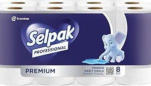 Selpak Professional Premium Havlu Kağıt, 8 Rulo — %29 İndirim | Amazon TR Fırsatı