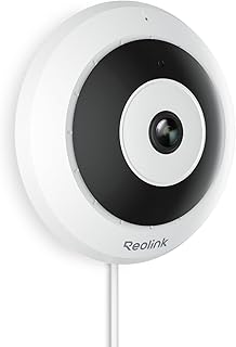 REOLINK PoE IP Balık Gözü Kamera, 360° Görünüm, Ev/Ofis Güvenliği için 6MP İç Mekan Kamerası, Akıllı İnsan Algılama, İki Yönlü Konuşma, Tavan/Duvar/Masa Montajı, Çoklu Ekran Görünümü, FE-P (Beyaz) — %57 İndirim | Amazon TR Fırsatı