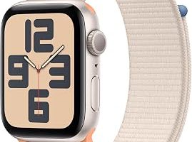 Apple Watch SE (2. nesil, 2023) GPS 44 mm Yıldız Işığı Alüminyum Kasa Akıllı Saat ve Yıldız Işığı Spor Loop. Fitness ve Uyku Takibi, Trafik Kazası Algılama, Kalp Atış Hızı Takibi, Retina Ekran — %27 İndirim | Amazon TR Fırsatı