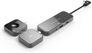 8-in-1 USB-C Hub Çoklayıcı | 100W PD, 4K HDMI, Qi Kablosuz Şarj | MacBook Uyumlu Premium USB-C Hub Siyah